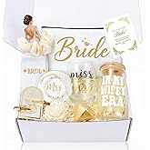 Bridal Shower Gifts For Bride To Be Gift Sets, Bride Gifts For Bachelorette Party, Unique Wedding Engagement Gift Box For Her Wifey Future Mrs With Bridal Accessories Cup