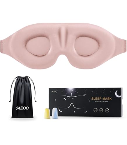 Amazon.com: Sleep Eye Mask for Men Women 2 Pack 3D Contoured Cup