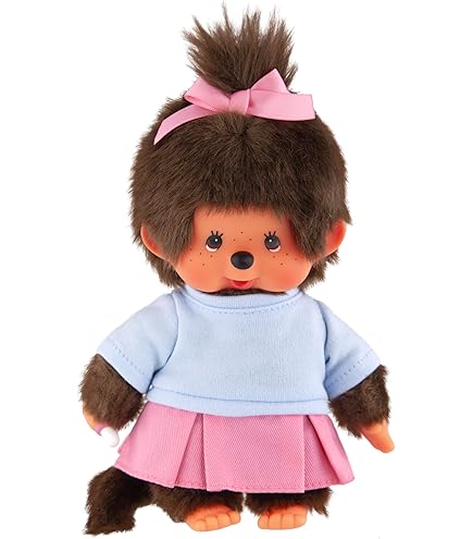 Amazon.com: Monchhichi 20cm Classic Boy (Blue) : Toys & Games