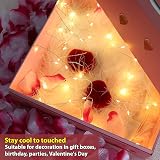 HXWEIYE 6 Pack Fairy Lights Battery Operated Warm White 7ft 20LED Silver Wire view 3