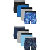 Hanes Boys' Underwear Boxer Briefs Pack 8-Pack Cotton-Stretch
