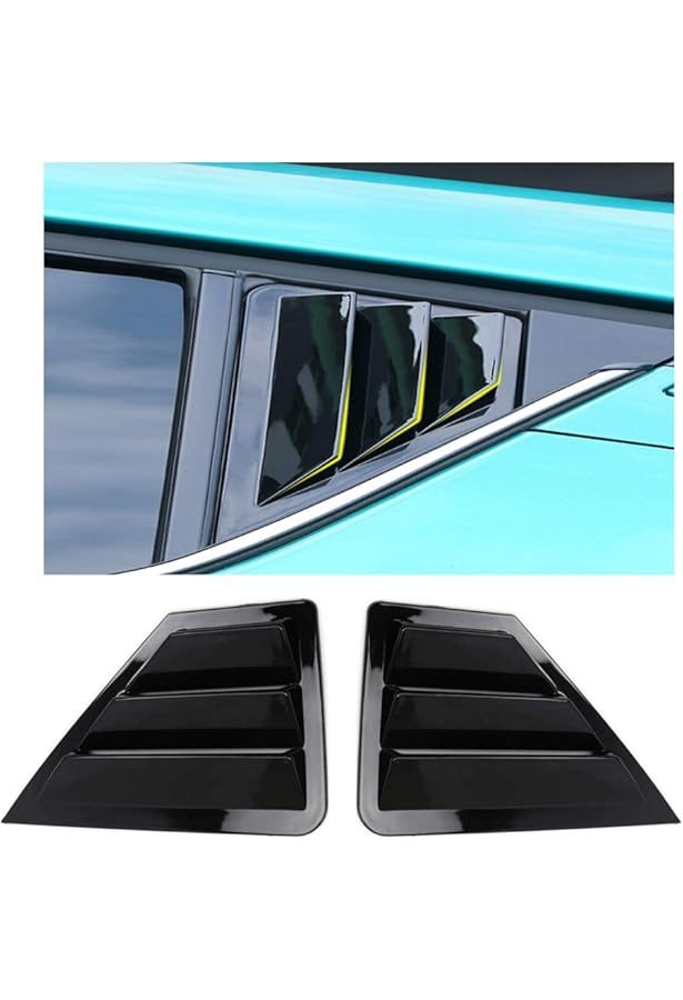 ウィンドウルーバー カーボンファイバーリアウィンドウルーバーシャ??ッターカバートヨタCHR 20162022の2PCS Cover