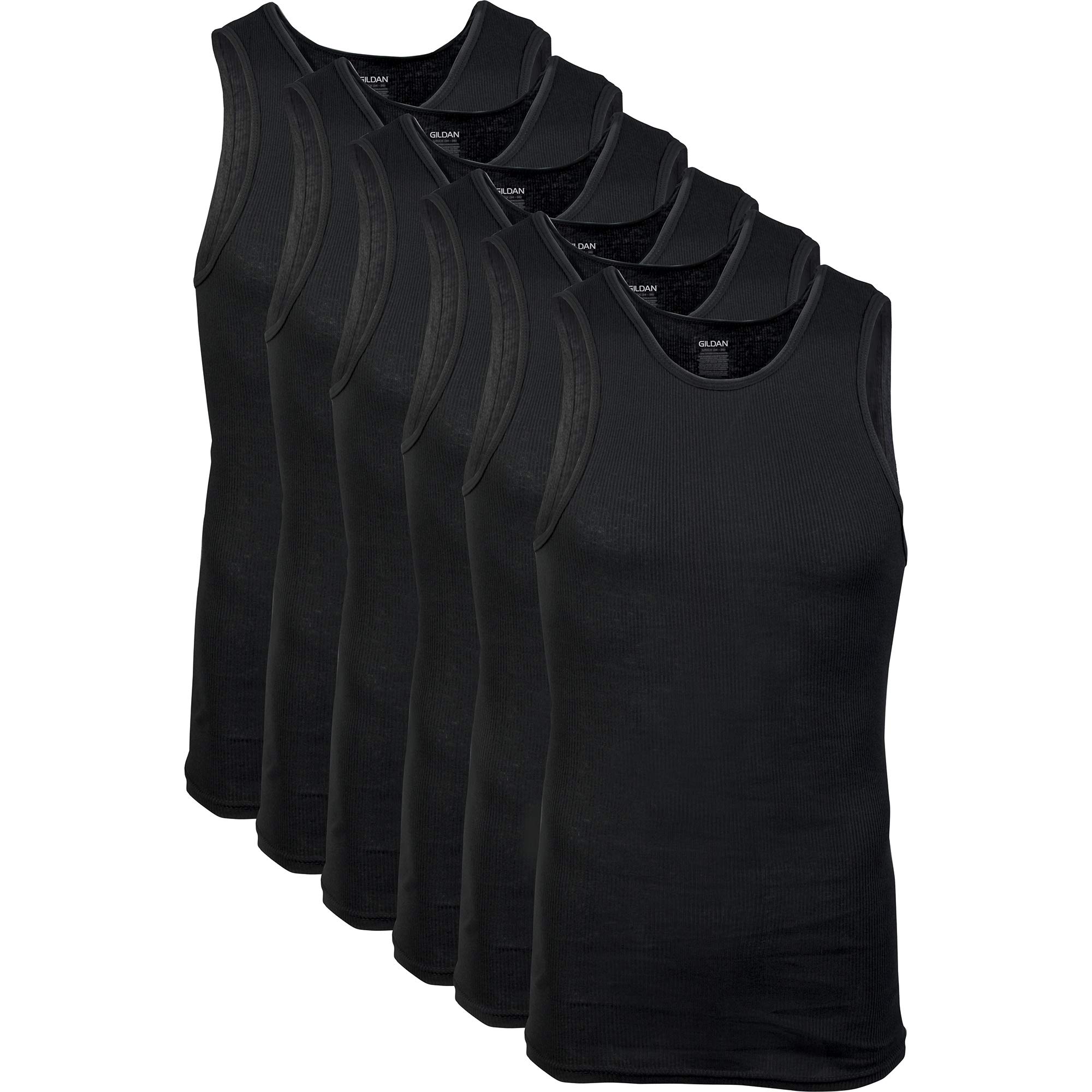 Gildan Men's A-Shirts Tanks Multipack
