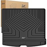 3W Cargo Liner Fit Volvo XC60 2018-2024 2025 2026 TPE All Weather Custom Fit Volvo XC60 Tunk Mat Accessories Black