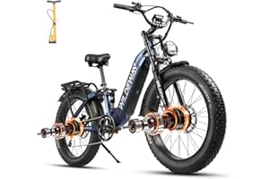 2600W Dual Motor Electric Bike Wander 30Ah Battery E-Bike 130KM Long Range 26x4.0 Fat Tire All Terrain Ebike for Adults 51KPH