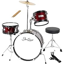 StarQuest SQ-DS-JR3-MWR 3-Pieces Drum Set for Beginners