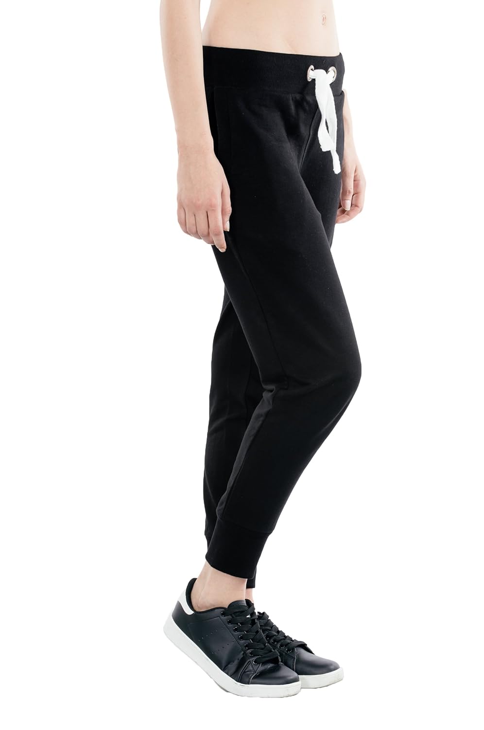 bewakoof women's cotton fleece joggers track pants