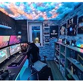FUSLITE 3D Thundercloud Ceiling LED Light, DIY Creative Night Lights,32FT | Cotton DIY cloud light with RGB lightning. Creates a vibrant atmosphere for gaming rooms, parties, clubs, and DJ bars.