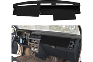 FCOVERGURUS Dash Cover Mat Custom Fit for Nissan Pathfinder D21 Hardbody Pickup Truck 1986-1993, Dashboard Cover Pad Carpet Protector (Black) F77