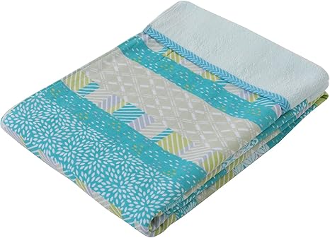 Amazon Co Jp 東京西川 タオルケット シングル 表ガーゼ なごみ 和柄 ブルー Rrb ホーム キッチン