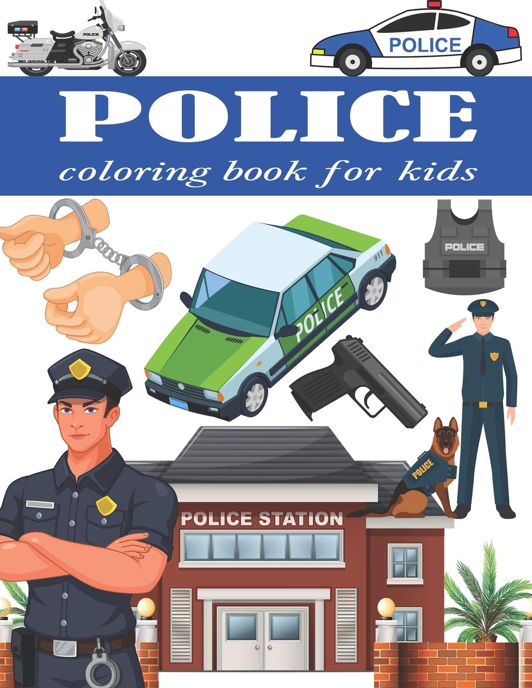 Police Coloring Pages For Kids