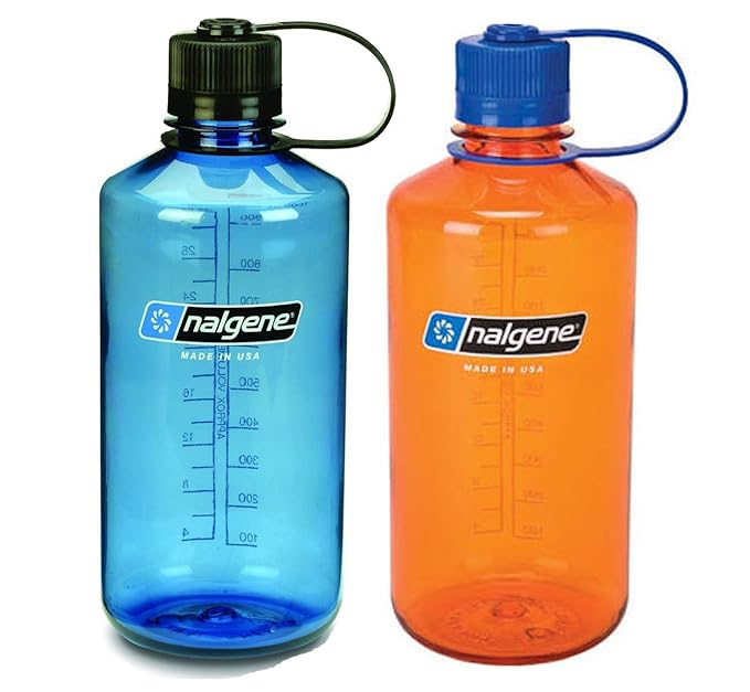 Nalgene 32 Ounce (32oz) Narrow Mouth (NM) Sport Hydration Water Bottles