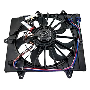 Radiator Cooling Fan Assembly Replacement for 06-09 Chrysler PT Cruiser Turbo 5179463AA