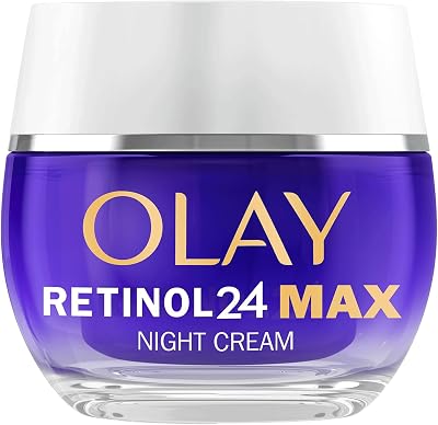 Retinolo 24 MAX* Crema Notte Idratante Viso Cura della Pelle con Vitamina E Antiossidante, +40%* Glicerina. Cura della pelle Well-aging di notte: ammorbidisce, rinnova e idrata, 50 ml