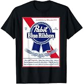 Pabst Fashion Label - Vintage Blue Ribbon Artwork T-Shirt