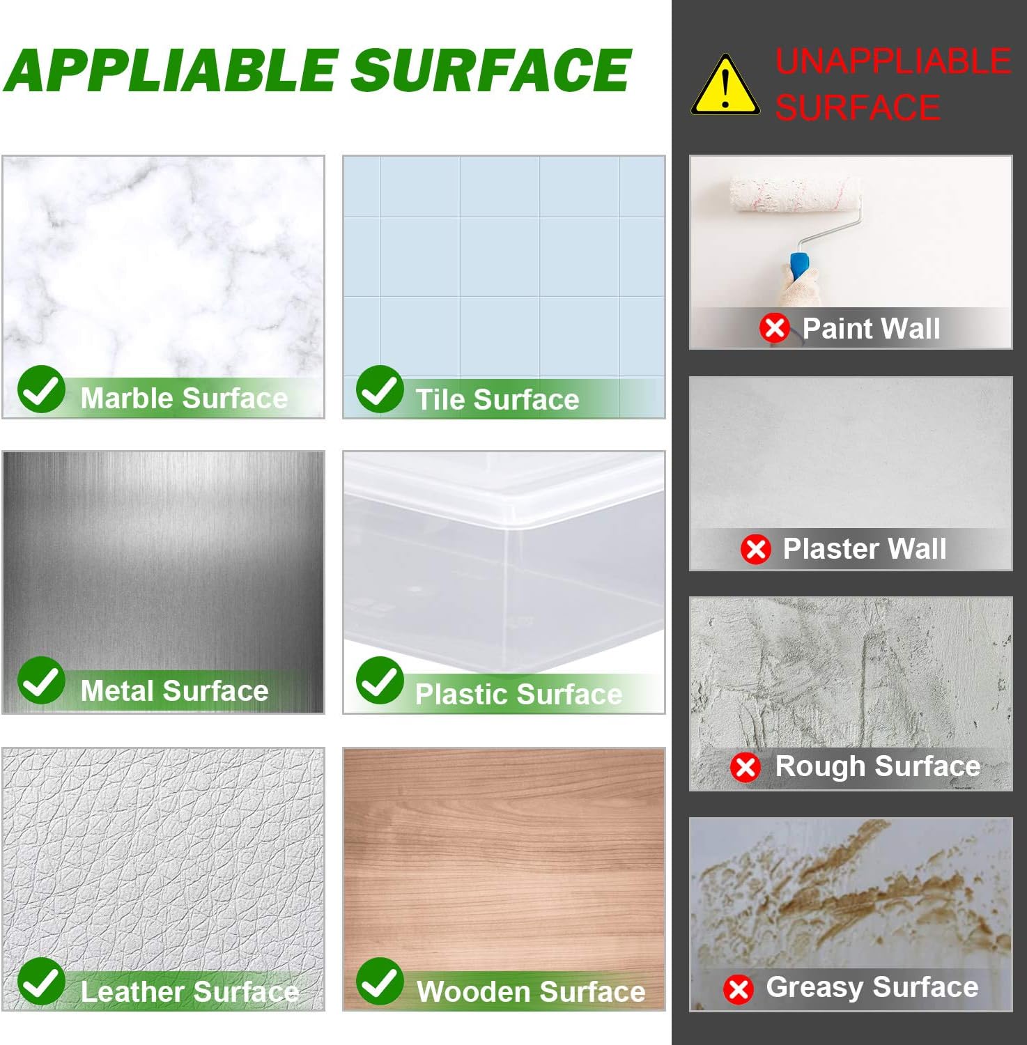 Double Sided Tape Heavy Duty - UALAU Traceless Removable Washable Nano Gel Grip Tape, Clear Sticky Adhesive Mounting Tape for Home/Office/Car Decor, Fix Carpet Mats- 16.5FT: Industrial & Scientific