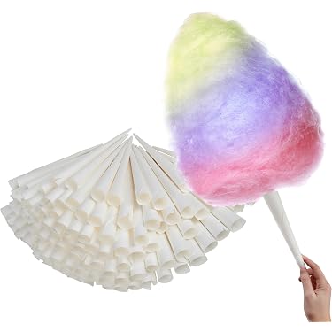FONDOTIN 3 Ensembles Courroies De Machine à Sucre Plastique - Lot De 12 Ceintures Réutilisables Pour Fabricant De Cotton Candy