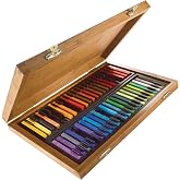 Cont&eacute; &agrave; Paris Colour Pastel Carr&eacute; Wood Box, Set of 48, Assorted