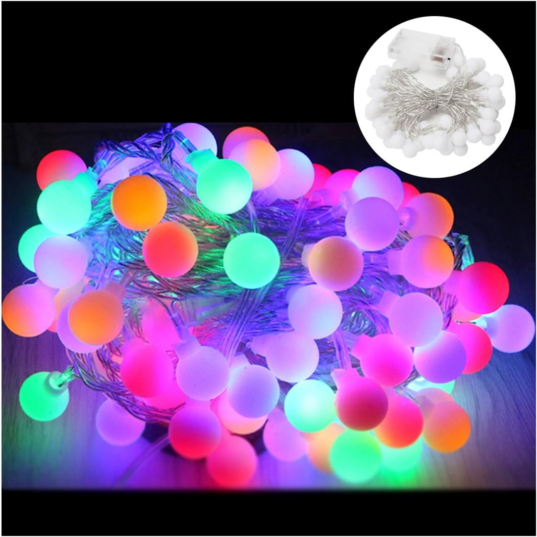 Led ボールライト ストリングライト イルミネーションライト 防水 電池式 クリスマスライト 室内 室外 かわいい 電飾 簡易diy 気分転換 デコレーション Ledライト 10m 80led 虹色 Led 産業 研究開発用品 通販 Amazon Led ボールライト ストリングライト イルミネーションライト 防水 電池式 クリスマスライト 室内 室外 かわいい 電飾 簡易diy 気分転換 デコレーション Ledライト 10m 80led 虹色 Led 産業 研究開発用品 通販 Amazon