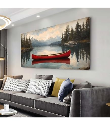 Amazon.com: Twilight Fire by Jim Hansel 21x37 Tent Canoe Camping