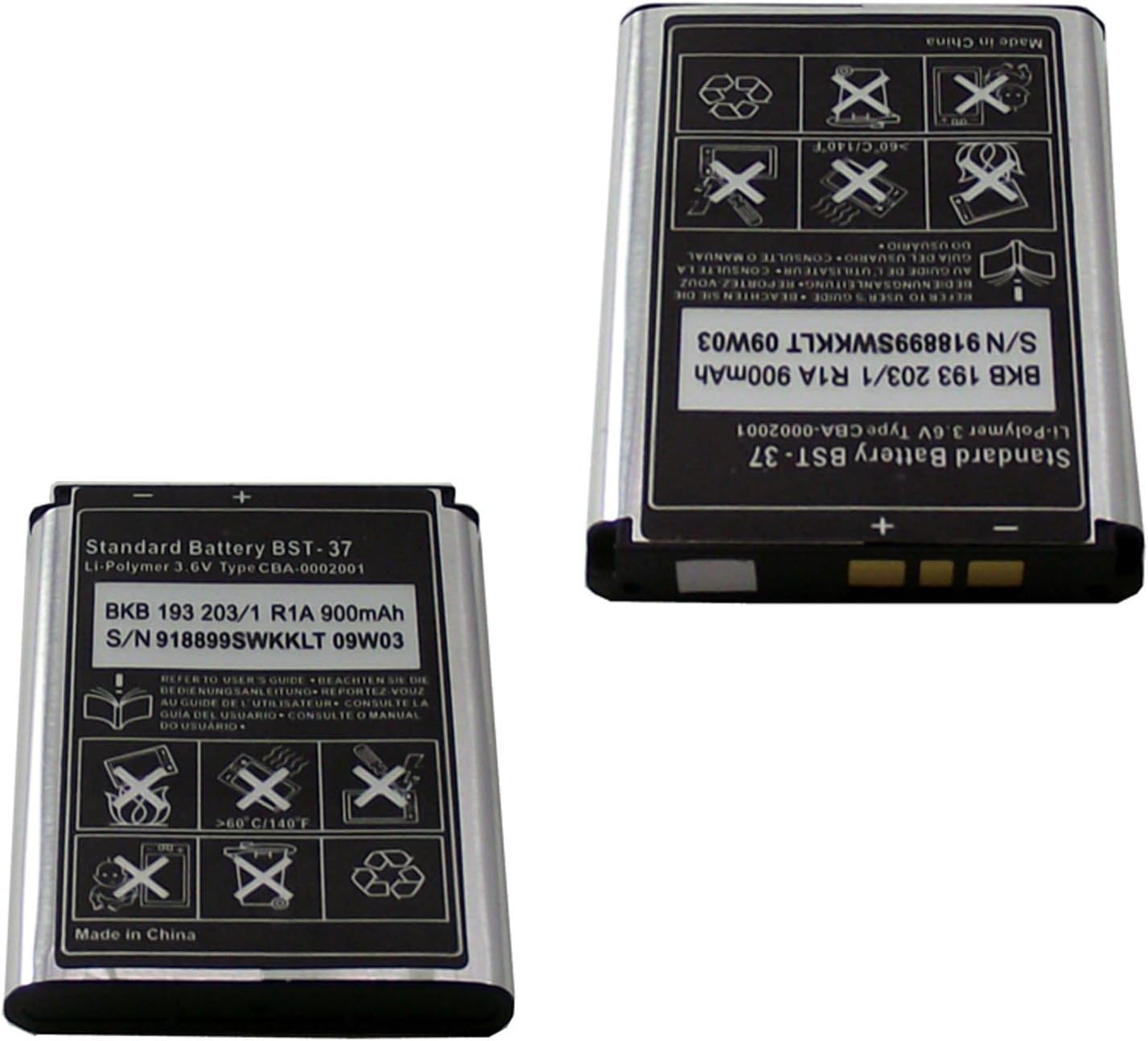 NEW BST-37 HIGH CAPACITY BATTERY FOR SONY ERICSSON W800i W810i W700i W710i
