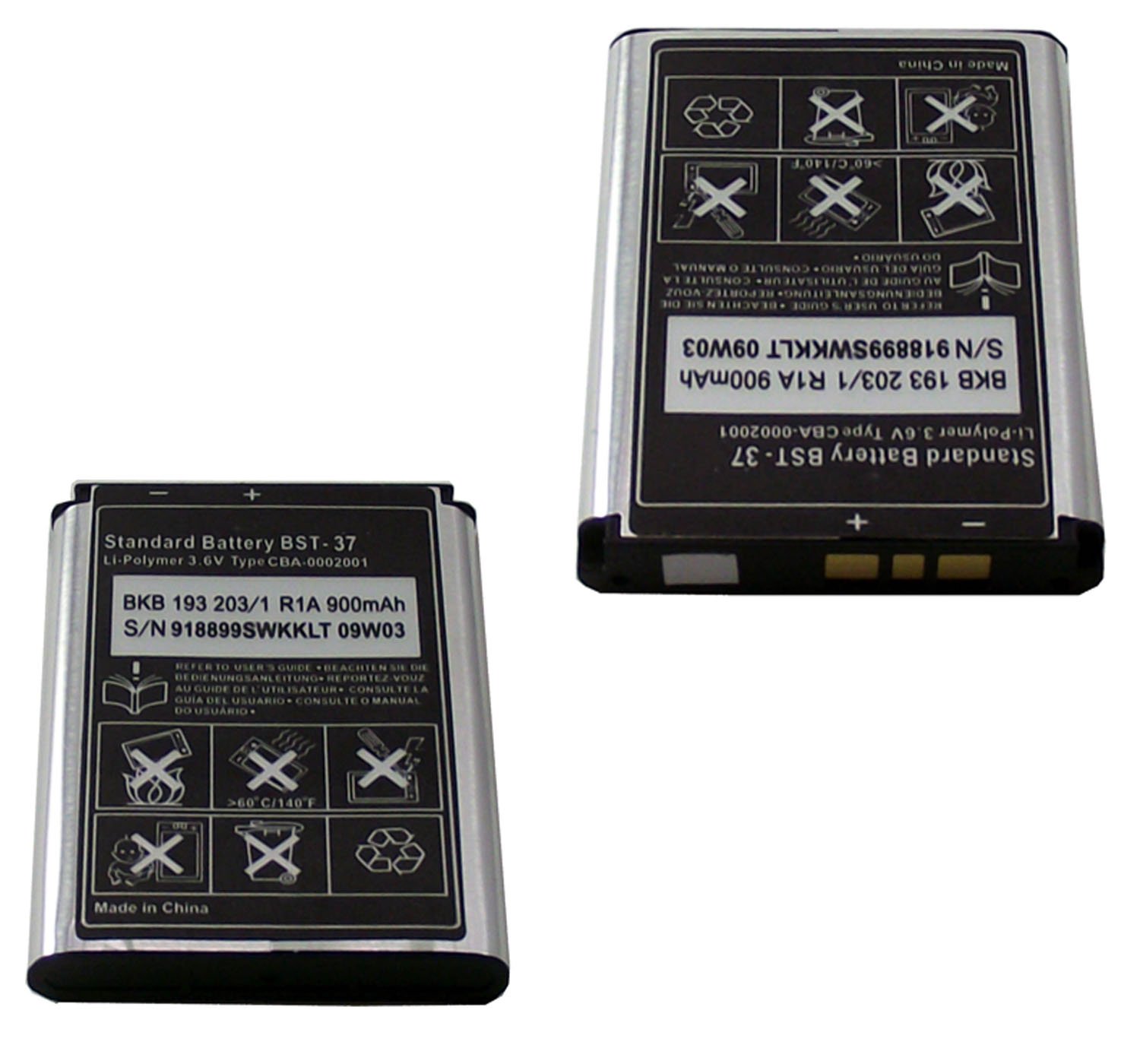 NEW BST-37 HIGH CAPACITY BATTERY FOR SONY ERICSSON W800i W810i W700i W710i:  Amazon.co.uk: Electronics