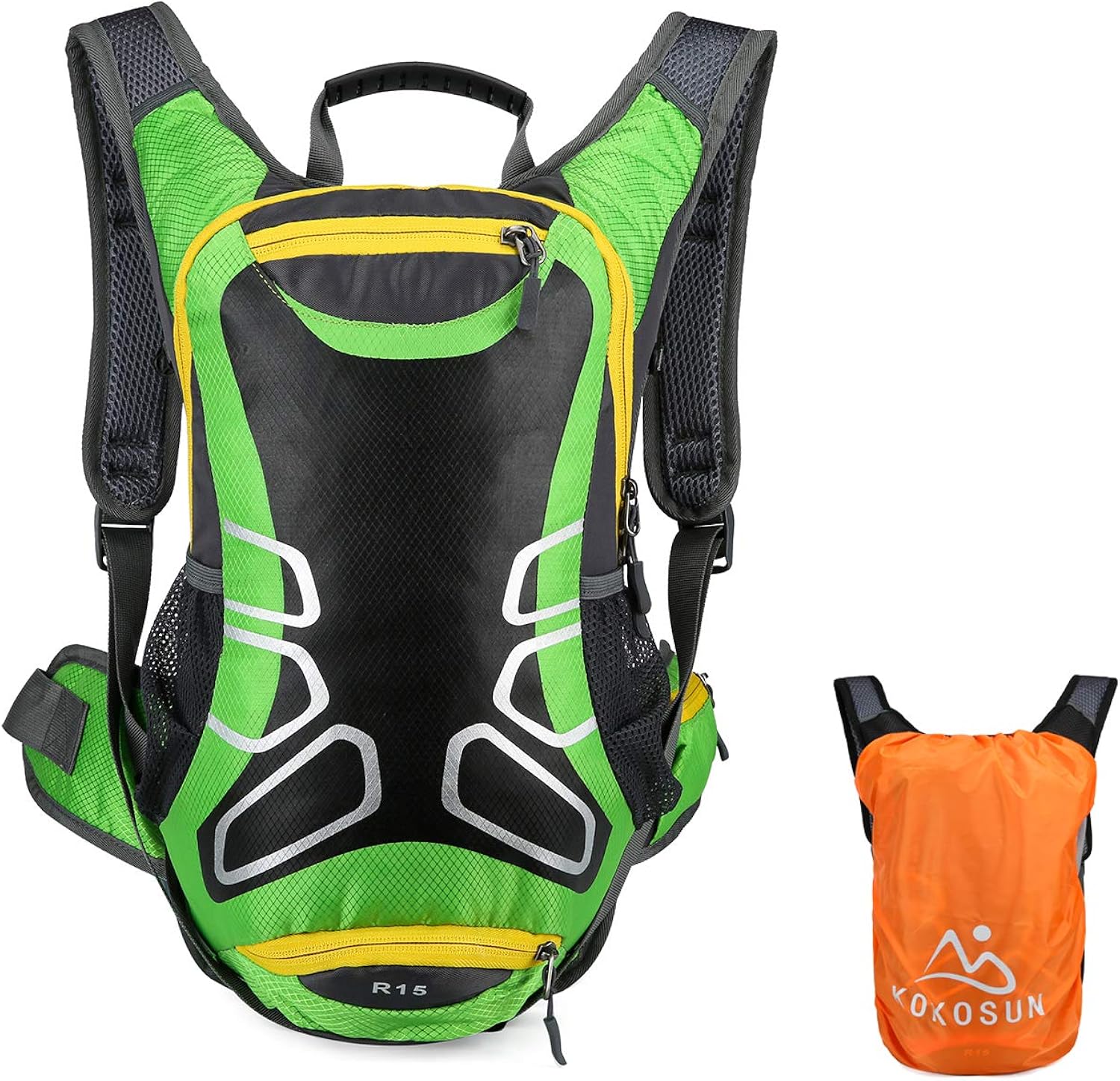 PPQIRU Fahrradrucksack Wasserdicht - 15L Outdoor Rucksack Für Radfahren