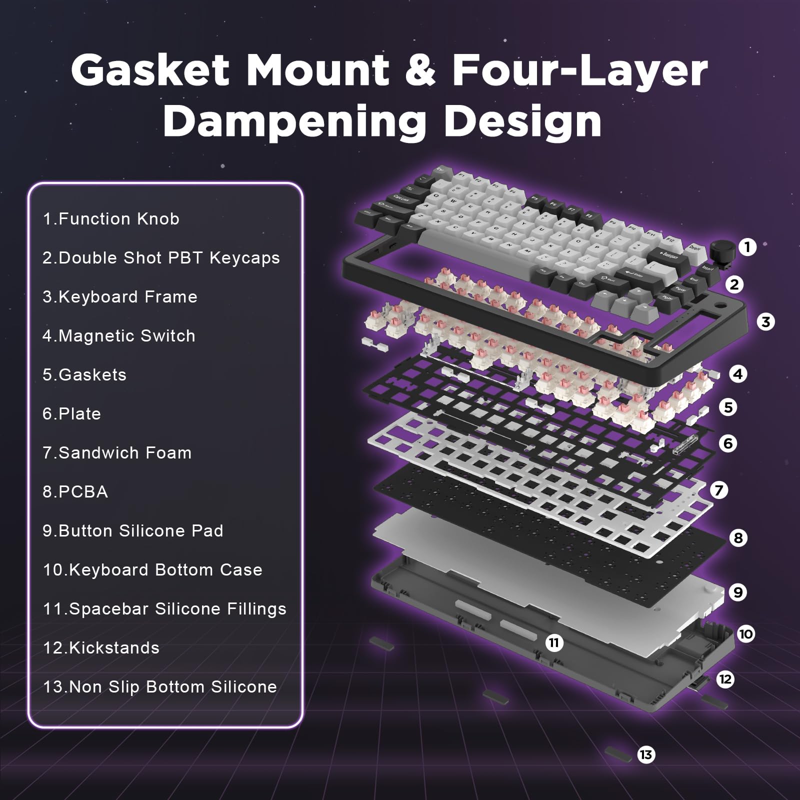 Mua YUNZII RT75 Rapid Trigger Gaming Tastatur Hall-Effekt Tastatur ...