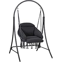 Amazon.com: ANOW Hanging Swing Chair with Stand Included