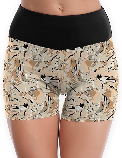 Amazon.com: RMarbled_Tabby_Cats Yoga Tights Short Running Pants Workout