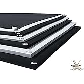 Shape Retention EVA Cosplay Foam 3mm (1mm-10mm) 14x39 inch Black or White High Density EVA Foam Sheets. Premium 85 kg/m3 Heat