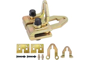 MOTOCOCHE 5 Ton Auto Body Pulling Clamps, Right Angle Universal Clamp for Sheet Metal Dent Pulling Pounding Lifting Equipment, Gift for Men Dad