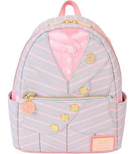 Loungefly Bright Purple Wizard of Oz Character Mini Backpack Amazon.com | Loungefly Wizard of Oz Emerald City Double  main image 4