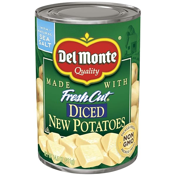 DEL MONTE CANNED FRESH CUT DICED NEW POTATOES, 14.5-OUNCE