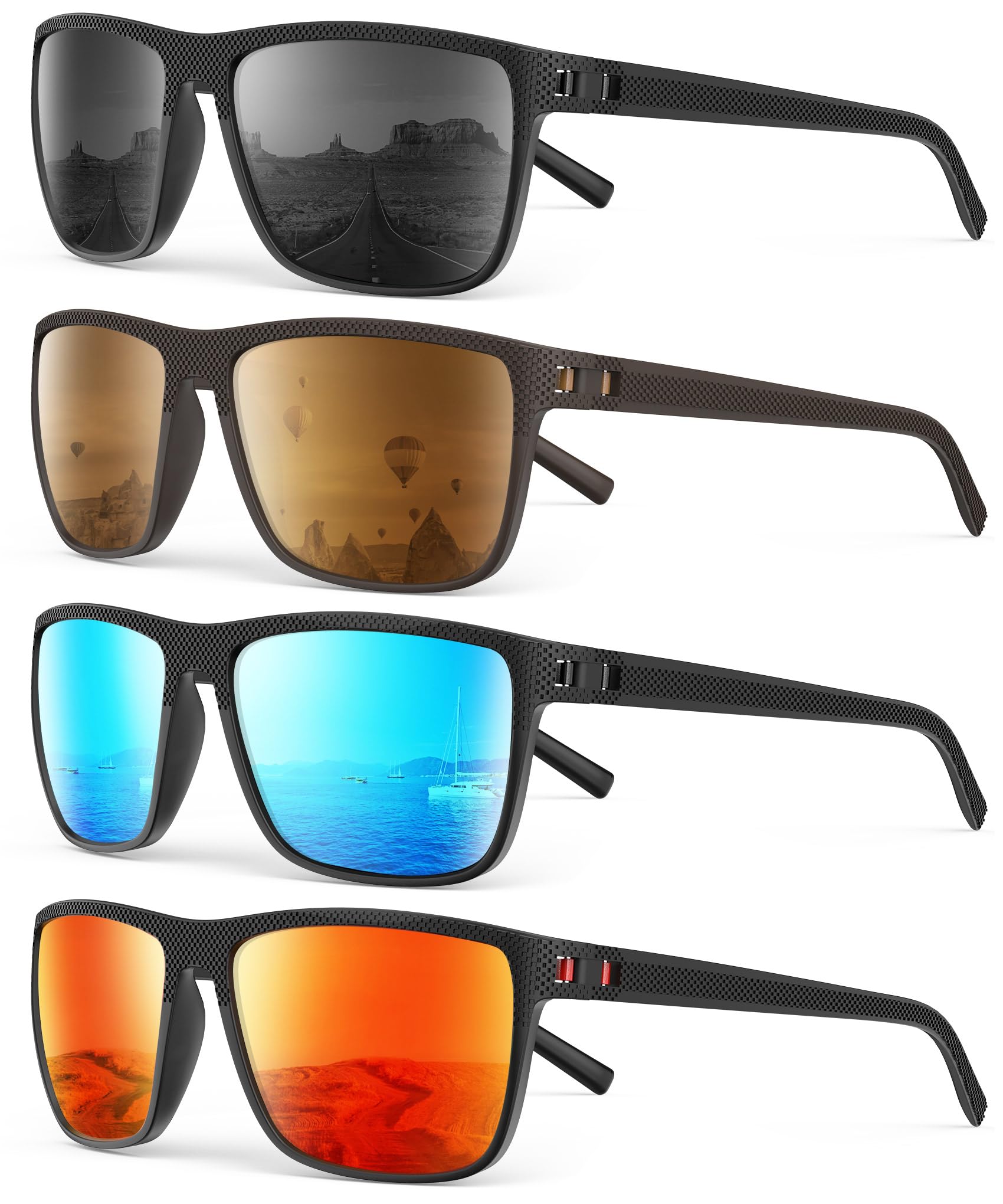 CIFOYA Mens Sunglasses Polarized Men