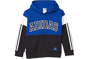 adidas Boys Big Kid Core Clr Blk Hooded Plovr