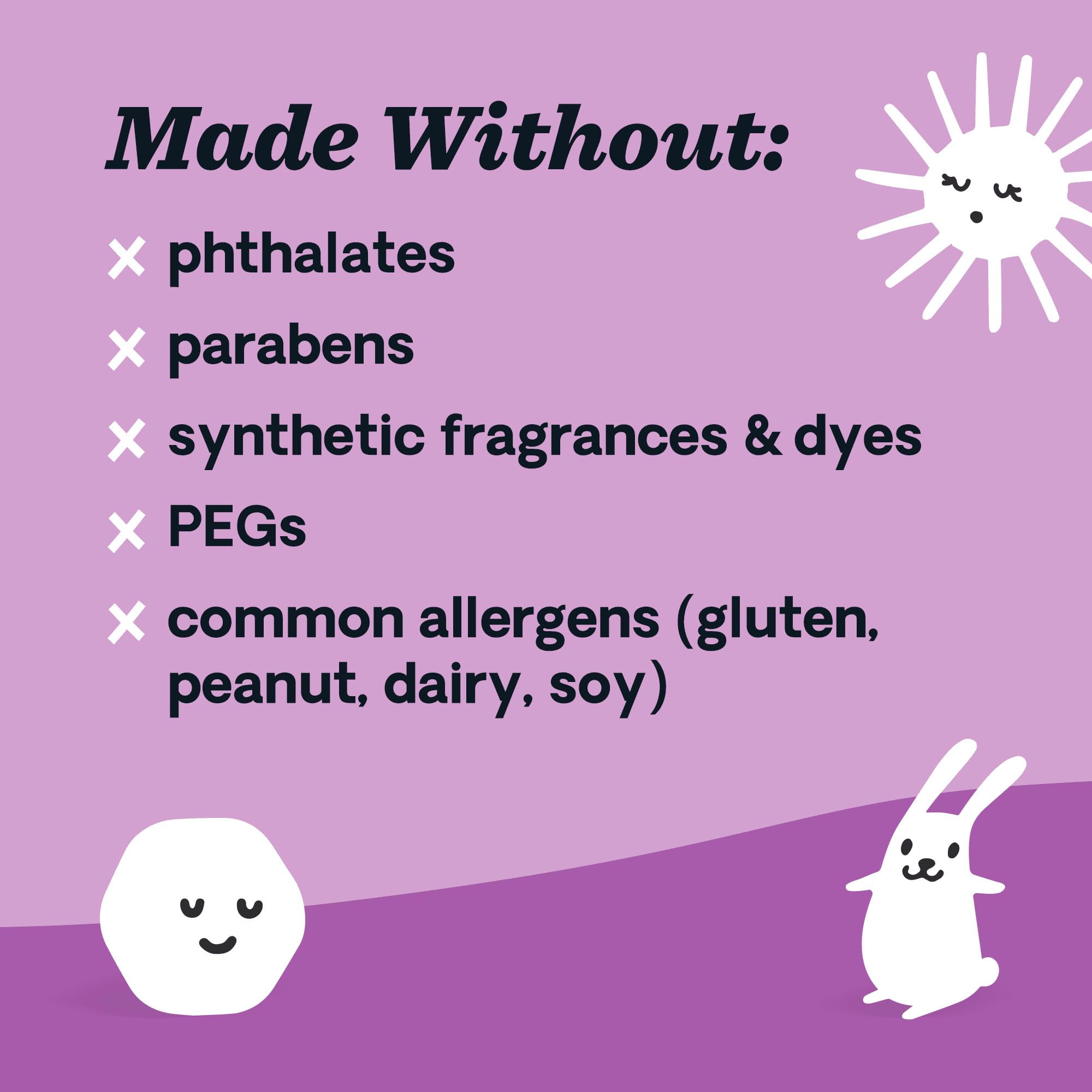 Hello Bello Bubble Bath, Gentle Hypoallergenic Formula for Babies and Kids, Vegan and Cruelty-Free, Soft Lavender Scented, 10 fl oz