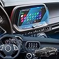 LFOTPP Car Navigation Screen Protector for 2016-2019 Camaro 8 Inch, Tempered Glass 9H Hardness Car Infotainment Stereo Display Center Touchscreen Protective Film
