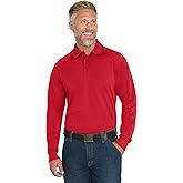 CornerStone Unisex Select Long Sleeve Snag-Proof Tactical Polo | Relaxed Fit Work Shirt for Men & Women, Pen Slots, Mic Clips