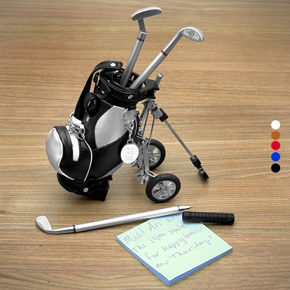 BALANCEYG Business gifts Pen Holder Golf Cart Multi-function Pen container Cosmetics container Card container Desktop Organizer Gift for Friends desk organizer desk storage Desktop Organizer