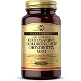 Solgar Glucosamine Hyaluronic Acid Chondroitin MSM, 120 Tablets - Supports Healthy Joints & Range of Motion & Flexibility - E