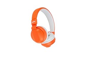 YOTO Wired Headphones – Kids Accessories, Lightweight Adjustable & Foldable Over-Ear Earphones with Travel Bag, Volume-Limiting for Safe Listening & Daisy Chain Feature for Audio Sharing