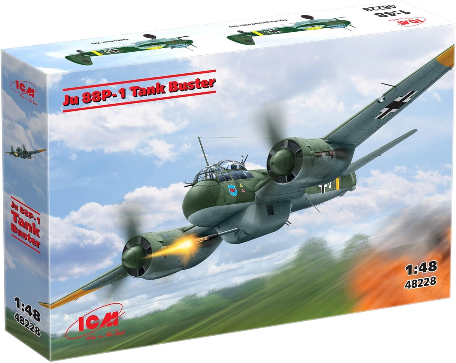 ICM 1:48 - Ju 88P-1 Tank Buster