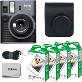 Fujifilm Instax Mini 41 Instant Camera Bundle with Fuji Instant Mini Film 40 Photos, Vintage Black Case for Instax Mini 41 &ndash; Black