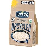 Lundberg Family Farms, Organic Upcycled Jasmine White Rice - Light &amp; Fluffy, Gluten Free, Resealable 2lb Bag (Pack of 1)