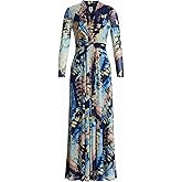 Anne Klein Womens Twist Front Maxi Dress