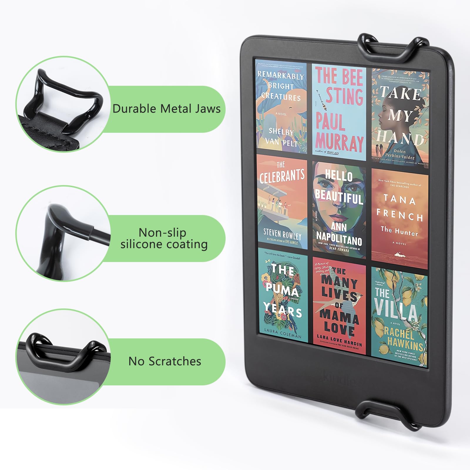 CoBak Secure Hand Strap for Kindle and Tablets - Versatile and Lightweight Finger Grip Holder for 6-7.5