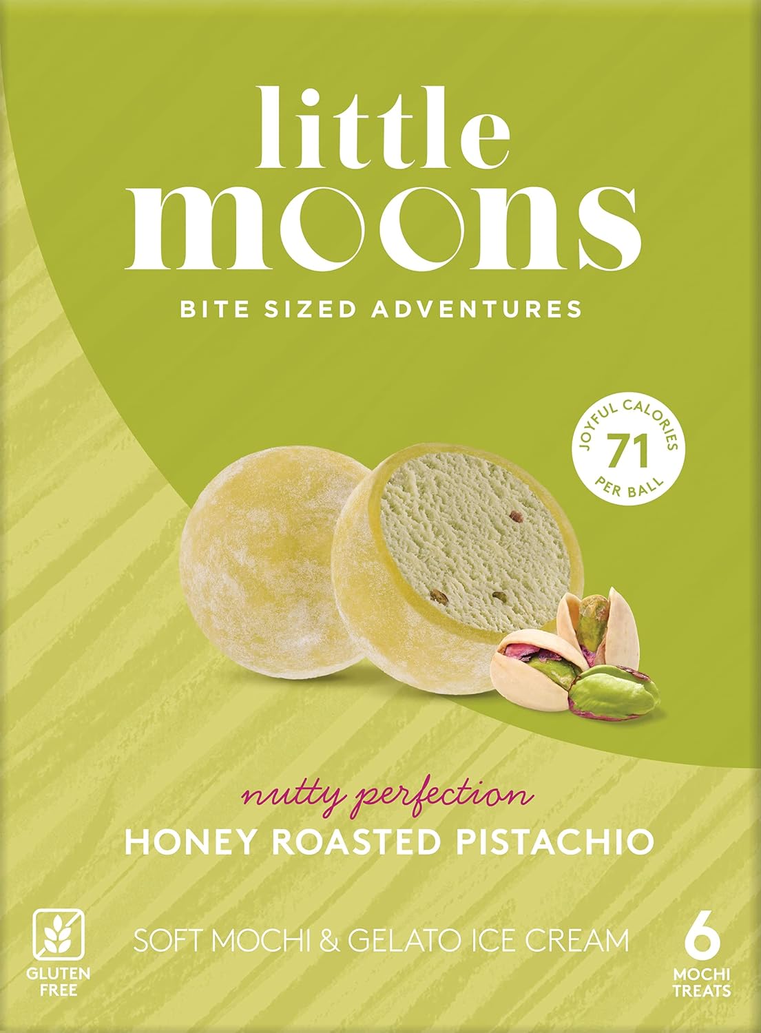 Little Moons Honey Roasted Pistachio Mochi Ice Cream 192 G Amazon Co Uk Grocery Little Moons Honey Roasted Pistachio Mochi Ice Cream 192 G Amazon Co Uk Grocery