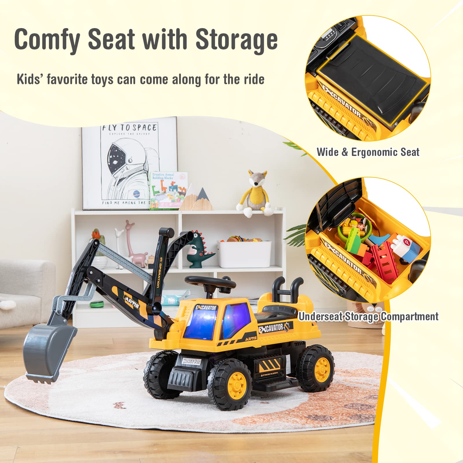 HONEY JOY HJ-1707-US Excavator