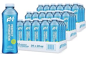 Perfect Hydration 9.5+ pH Alkaline Drinking Water, Made in the USA, 20-Ounce Bottle, Case of 24, 3 Cases